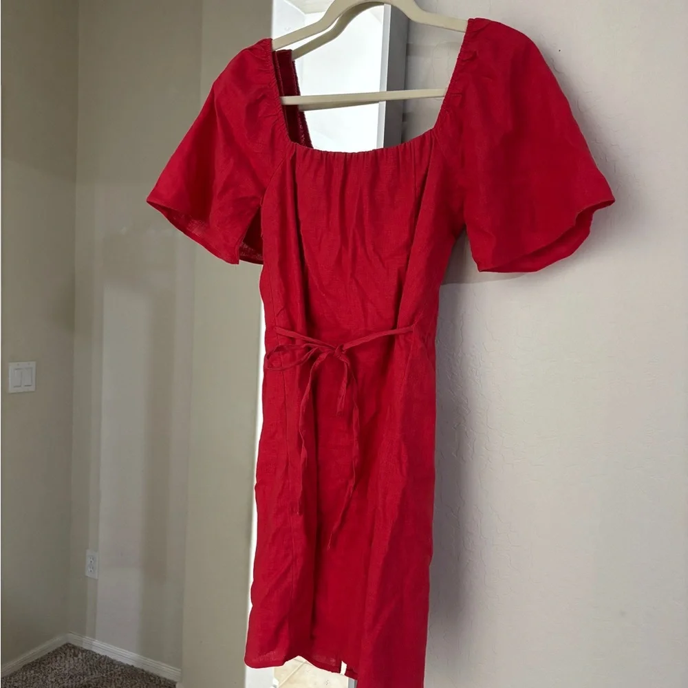 NWT Abercrombie and Fitch Linen Dress - Picture 3 of 5